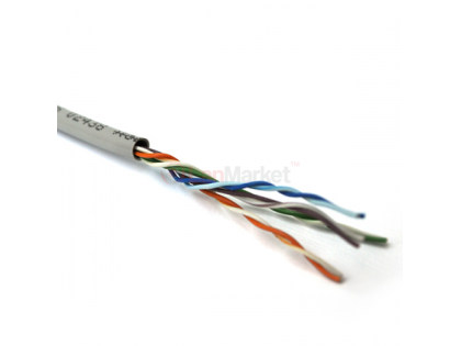 КВП UTP (4*2*0.5) 4p 24 AWG, (CCA), внутренний, 305м, белый
