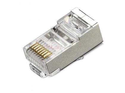 Коннектор RITAR RJ-45 8P8C FTP Cat-6 экранированный (100 шт/уп.)