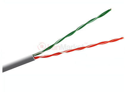 Кабель витая пара Standard UTP  2x2x0.5мм, внутренний, Cat. 5E, CCA, 305м