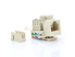 Модуль широкий Keystone Jack RJ-45 кат.5E UTP, 23,0 мм, Q50 