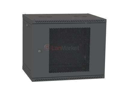Шкаф настенный 12U 600x450 перф. дверь, черный