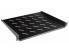 Полка консольная CS-400-1U-BLACK для шкафа глубина 400 мм 1U, равномерная перфорация