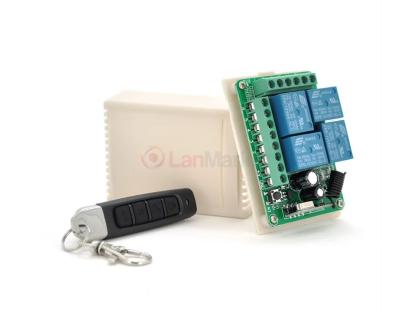  4-х полосный беспроводной пульт дистанционного управления, DC12V, 315MHZ / 433MHZ