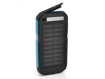 Power bank 12000 mAh Solar, RH-12000N5 (5V / 200mA), 2xUSB, 5V / 1A / 2,1A, USB &amp;lt;-&amp;gt; mi