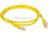 Патч-корд литой, UTP, RJ45, Cat.5e, 0,3m, желтый, Cu (медь)