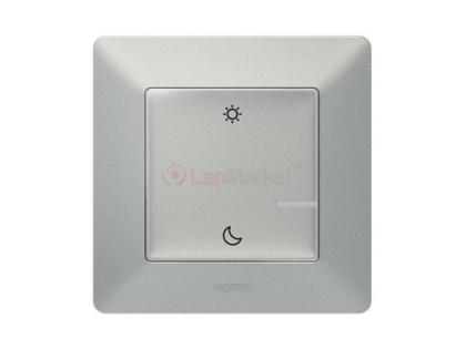 Умный беспроводной сценарный выключатель "День/Ночь" Valena Life with NETATMO, алюминий