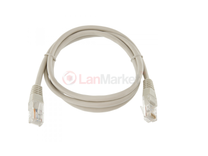 Патч-корд литой, CCA, UTP, RJ45, Cat.5e, 25m, серый Q67