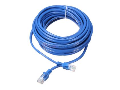 Патч-корд литой, UTP, RJ45, Cat.6, 40m, синий, Cu (медь)