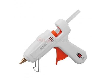 Пистолет клеевой с питанием от 220V HS-6802 120W, клей диаметром-7мм / 11мм, White, Blister