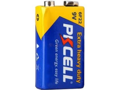 Батарейка солевая PKCELL 9V/6LR61, крона, 1 штука в блистере цена за блистер, Q10