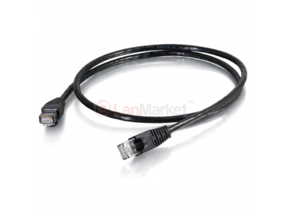 Патч-корд литой, UTP, RJ45, Cat.6, 5m, чорный, Cu (медь) Q150