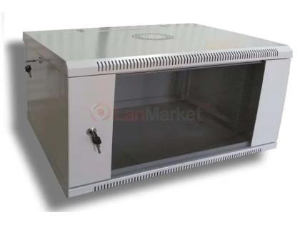 Шкаф настенный 6U 600x350 разборный WMNC-35-6U-FLAT