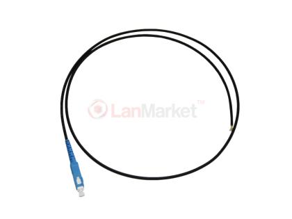 Пигтейл оптический SC/UPC, SM, LSZH, G.657A1, 3мм, черный, 1 м