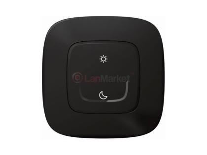 Умный беспроводной сценарный выключатель "День/Ночь" Valena Allure with NETATMO, антрацит