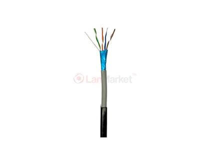 Кабель витая пара CAT.5E FTP CCA(25%) 4Px2x0.51, PVC+PE наружный, бухта 100м
