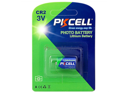Батарейка литиевая PKCELL 3V CR2 850mAh Lithium Manganese Battery цена за блист, Q8/96