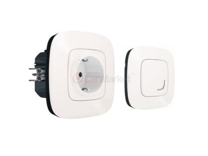 Набор упр. электроприборами (Smart-розетка+Smart-выключатель) Valena Allure with NETATMO, жемчужный