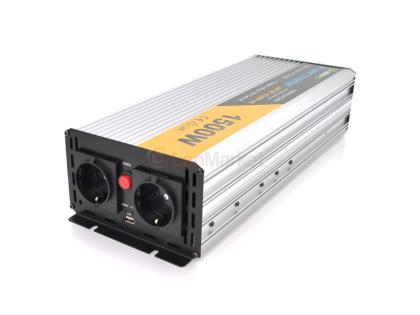 Инвертор напряжения Solinved Sol-Yb24-1500M, 24V / 220V, 1500W с аппроксимированной синусоидой, 2Shu