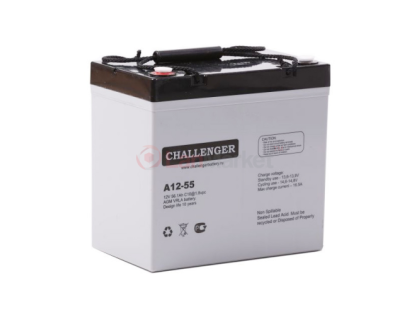 Аккумуляторная батарея А12-55, 12V 55Ah