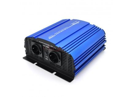 Инвертор напряжения Tommatech MS-1500, 12V / 220V, 1500W с аппроксимированной синусоидой, 2Shuko, US