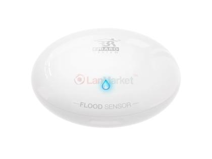 Умный датчик протечки воды Fibaro Flood Sensor, Z-Wave, 3V CR123A, 12-24V DC, белый