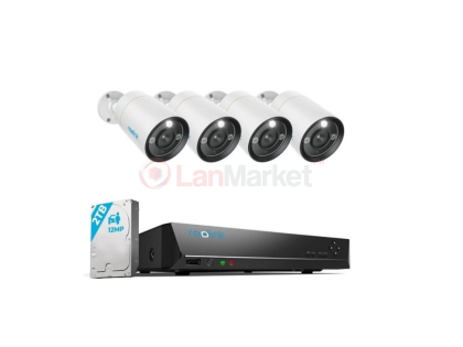Комплект видеонаблюдения Reolink RLK8-1200B4-A 2.8 mm