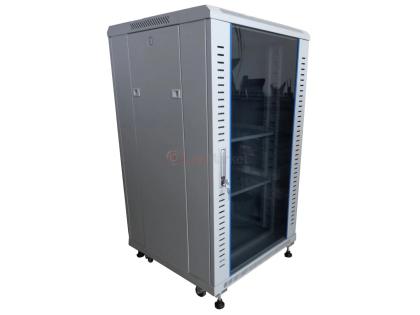 Шкаф напольный FNC-25U-FLAT-AC 25U 600x600 разборный конструктив, с доп. комплектом