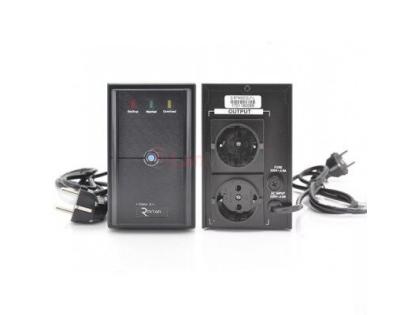 ИБП E-RTM650 (390W) ELF-L, LED, AVR, 2st, 2xSCHUKO socket, 1x12V7Ah, metal Case