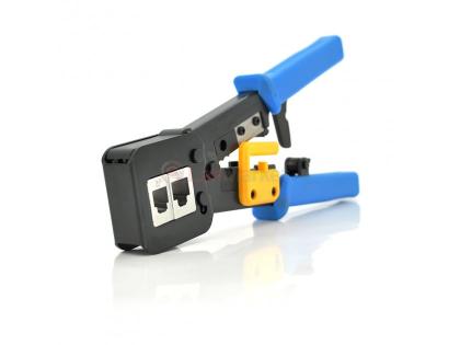 Инструмент HY-376Z для обжима RJ-45, RJ-12/11 с храповиком + обрезка сквозных коннекторов