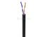 КНП UTP (2*2*0.5) 2p 24 AWG, (CCA), изоляция ПЭ, для зов. работ, 500м, Black
