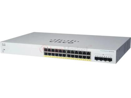 Коммутатор Cisco CBS220-24P-4X-EU