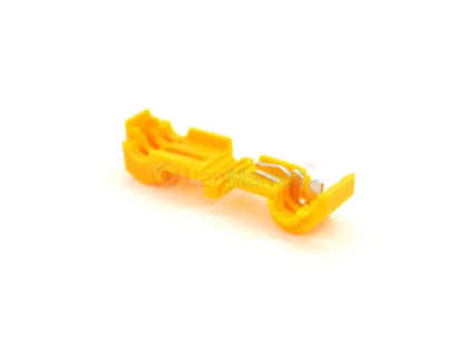 Клеммы T-образные обжимные быстрого монтажа, T5+MDFN1.5-250, 105&amp;deg;C, 24A / 600V, Yellow