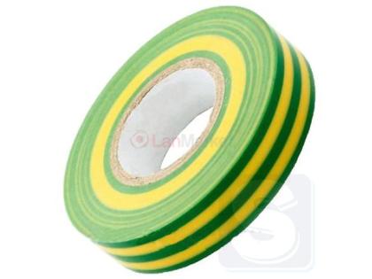 Изолента APRO 0,14мм*17мм*10м (желто-зеленая)