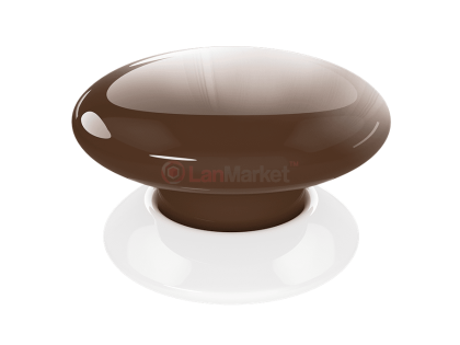 Умная кнопка The Button, Z-Wave, 3V ER14250, коричневая