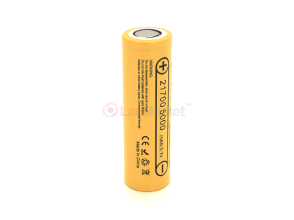 Аккумулятор 21700 Li-Ion LiitoKala Lii-50E, 5000mah （4700-5100mah）, 15A, 3.7V (2.5-4.2V), Yellow