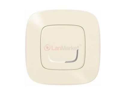 Умный беспроводной выключатель 1-клавишный Valena Allure with NETATMO, слоновая кость