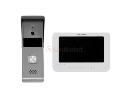 Комплект домофон + вызывная панель Hikvision DS-KIS203T