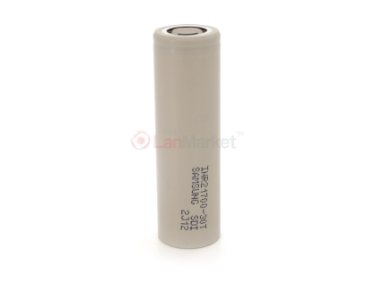 Аккумулятор 21700 Li-Ion Samsung INR21700 (30T), 3000mAh, 7.2(14.4)A, 4.2/3.69/2.5V, Gray