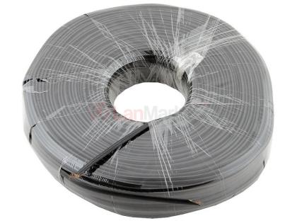 Телефонный кабель CCS, 26AWG, 4 жилы, 100 м, черный