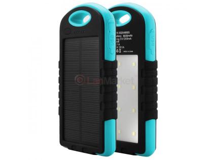 Power bank 12000 mAh Solar, YD-T002 (5V / 200mA), 2xUSB, 5V / 1A / 2,1A, USB &amp;lt;-&amp;gt; micro