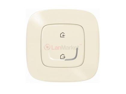 Главный беспроводной выключатель "Дома / Не дома" Valena Allure with NETATMO, слоновая кость