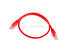 Патч-корд литой, UTP, RJ45, Cat.5e, 0,25m, красный, Cu (медь)