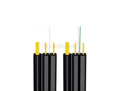 Оптический FTTH кабель FTTH01-SM-D+, негорючий, диэлектрик, несущий эл. (FTTH001-SM-28)