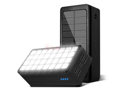 Powerbank PSOOO PS-900-5 50000mAh, DC:5V / 2.1A, 4*USB, 32*LED, Black