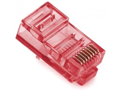 Коннектор RJ-45 8P8C UTP Cat-5 (100 шт/уп.) Q100 Red