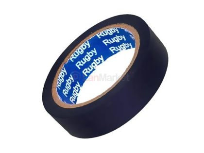 Изолента PVC Rugby 0,18мм*17мм*30м (черная)