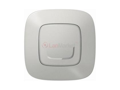 Умный беспроводной выключатель 1-клавишный Valena Allure with NETATMO, алюминий
