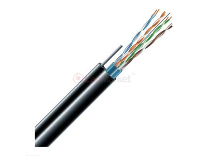 Кабель витая пара Cat. 5e F/UTP 4x2x24AWG РЕ с проволокой, внешний, 305 м