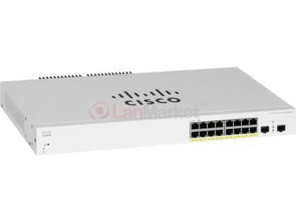 Коммутатор Cisco CBS220-16P-2G-EU