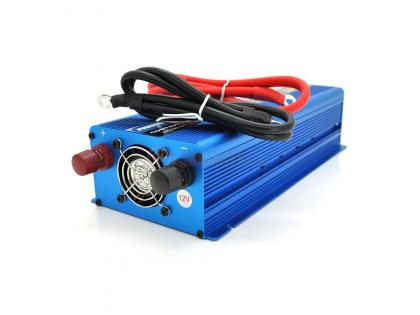 Инвертор напряжения NV-1500(900Вт) с правильной синусоидой, 12 / 220V, 1 универсальные розетка, Клем